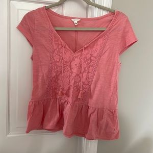 Aeropostale size small pink top